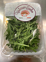 Bild von Rucola in einer Kiste